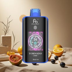 Black Ice Fumot Tornado 25000 Puffs 20ml Pre-filled wholesale vapes Ireland HD Screen
