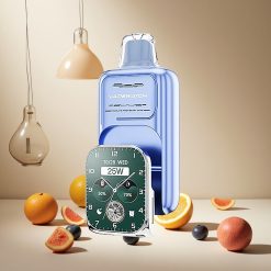 Blue Razz Ice JNR Vape Watch 30000 Puffs wholesale vapes Ireland Dual Mesh Coil Type-C