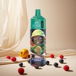 Blueberry Sour Raspberry JNR Alien 10000 Puffs Wholesale Vapes Ireland with Type-C Quick Charge & RGB Lights