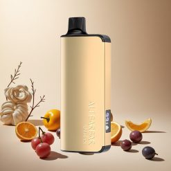 Grape Ice Alibarbar Ingot 9000 Puffs wholesale vapes Ireland 22ml LED Display