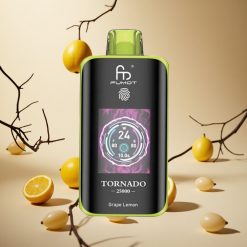 Grape Lemon Fumot Tornado 25000 Puffs wholesale vapes Ireland HD Screen Type-C