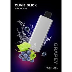 HQD Disposable Flavors - HQD CUVIE SLICK 6000 PUFFS Slick Grapey 8J2BB436