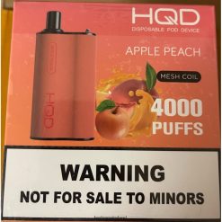 HQD Flavors - HQD BOX 4000 PUFFS Apple Peach 8J2BB474