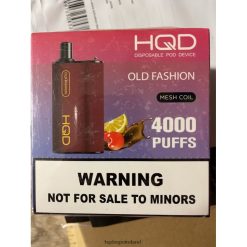 HQD Flavors - HQD BOX 4000 PUFFS Old Fashion 8J2BB4104