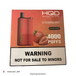 HQD Flavors - HQD BOX 4000 PUFFS Strawberry 8J2BB494