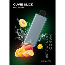 HQD Flavors - HQD CUVIE SLICK 6000 PUFFS Slick Mango Honeydew 8J2BB434