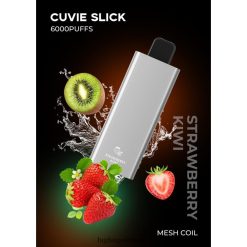 HQD Flavors - HQD CUVIE SLICK 6000 PUFFS Slick Strawberry Kiwi 8J2BB424