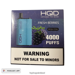 HQD Ireland - HQD BOX 4000 PUFFS Fresh Berries 8J2BB4102