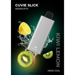 HQD Order Online - HQD CUVIE SLICK 6000 PUFFS Slick Kiwi Lemon 8J2BB430