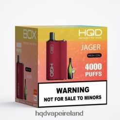 HQD Tech Dublin - HQD BOX 4000 PUFFS Jager 8J2BB4113