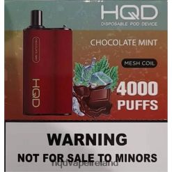 HQD Vape Ireland - HQD BOX 4000 PUFFS Chocolate Mint 8J2BB4111