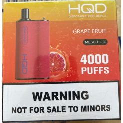 HQD Vape Ireland - HQD BOX 4000 PUFFS Grape Fruit 8J2BB4101