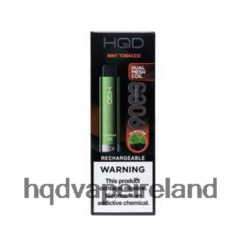 HQD Vape Ireland - HQD CUVIE PLUS 2.0 DISPOSABLE Mint Tobacco 8J2BB4221