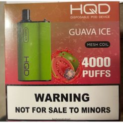 HQD Vape Shop - HQD BOX 4000 PUFFS Guava Ice 8J2BB4109