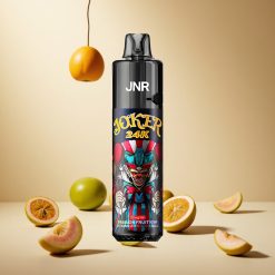 Passion Fruit Kiwi JNR Joker 24K Puffs wholesale vapes Ireland 800mAh Battery