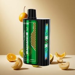 Passion Fruit Kiwi JNR Radiance 31000 Puffs Dual Mesh Coil wholesale vapes Ireland Disposable Vape