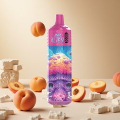 Peach Ice JNR Alien 10000 Puffs Disposable Vape 850mAh wholesale vapes Ireland RGB LED Sporty