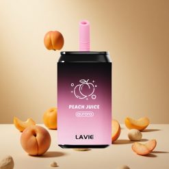 Peach Juice LAVIE Aurora 11000 Puffs Disposable Vape 22ML Type C Rechargeable wholesale vapes Ireland