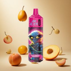 Peach Mango Pineapple JNR Alien 10000 Puffs wholesale vapes Ireland RGB LED Sporty Design