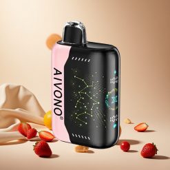Strawberry B Pop Aivono AIM BOOM 25000 Puffs wholesale vapes Ireland 28ml 650mAh