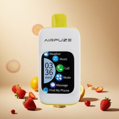 Strawberry Banana AirFuze Smart 30000 Puffs wholesale vapes Ireland Disposable Vape with Type-C