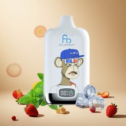 Strawberry Banana Fumot Tornado Digital Box 12000 Puffs Mesh Coil wholesale vapes Ireland