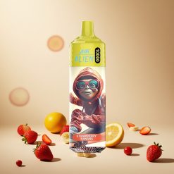 Strawberry Banana JNR Alien 10000 Puffs with RGB Lights wholesale vapes Ireland