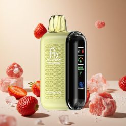 Strawberry Ice Fumot Tornado 20000 Puffs Dual Mesh Coil wholesale vapes Ireland