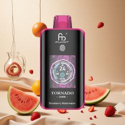 Strawberry Watermelon Fumot Tornado 25000 Puffs wholesale vapes Ireland HD Screen Type-C