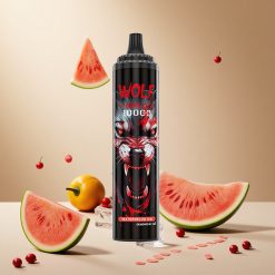 Watermelon Ice JNR Wolf Niplo 10000 Puffs wholesale vapes Ireland with Type-C Fast Charging